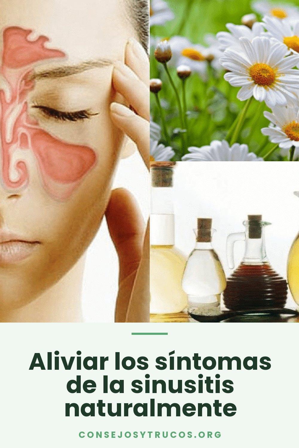 Aliviar los síntomas de la sinusitis naturalmente