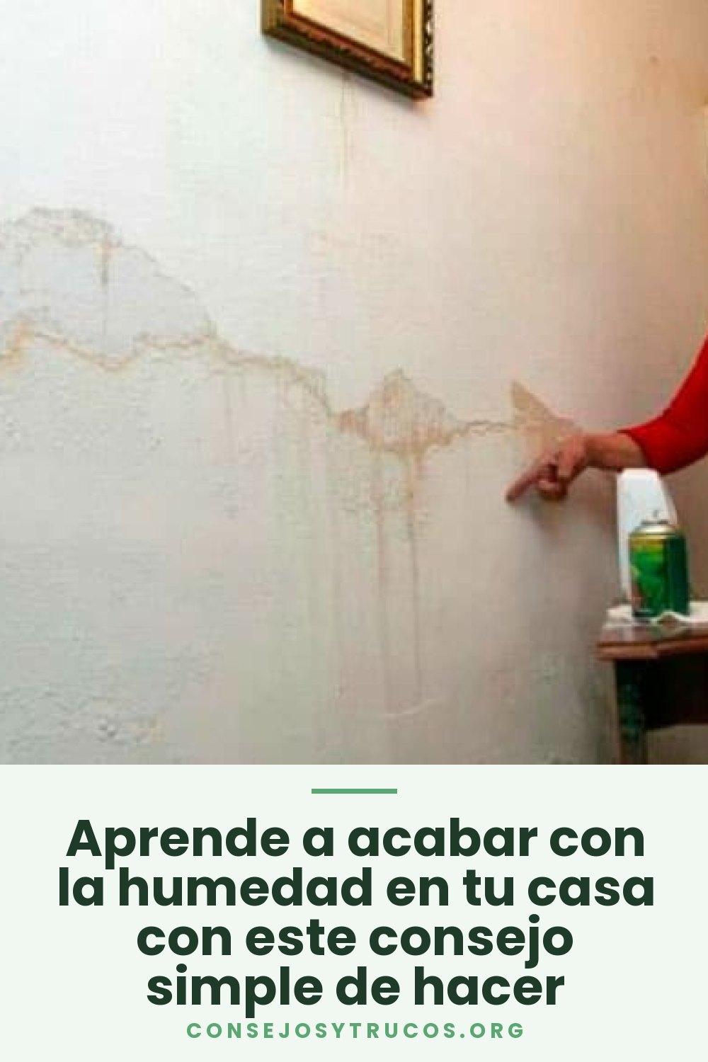 Aprende a acabar con la humedad en tu casa con este consejo simple de hacer