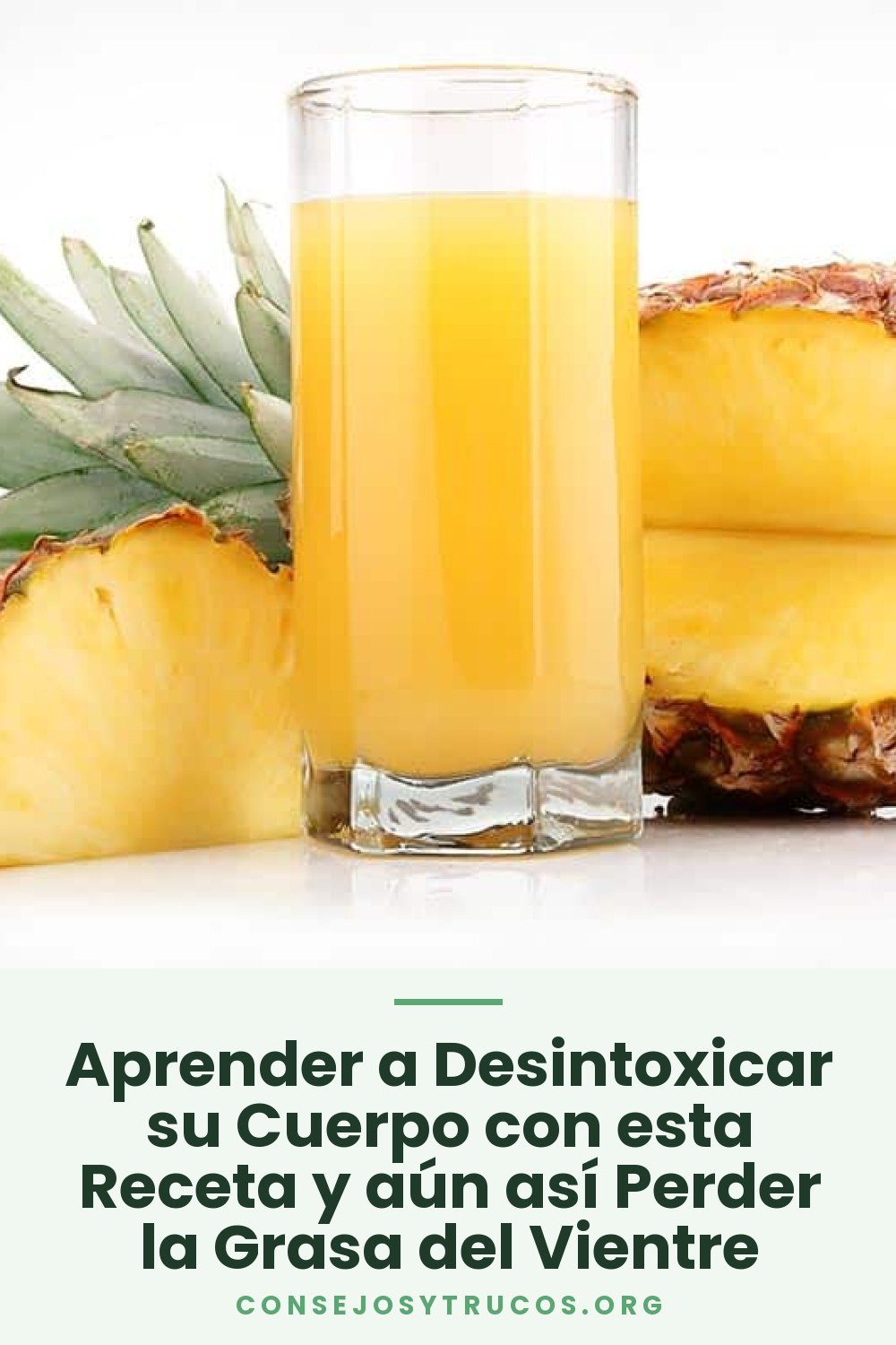 Aprender a Desintoxicar su Cuerpo con esta Receta y aún así Perder la Grasa del Vientre