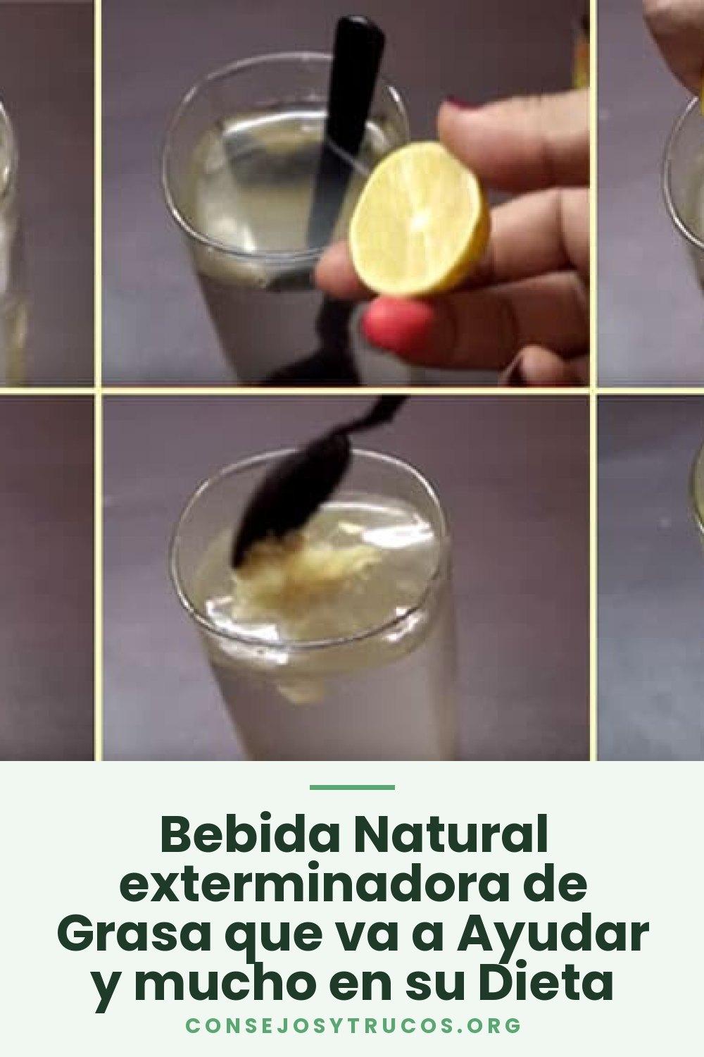 Bebida Natural exterminadora de Grasa que va a Ayudar y mucho en su Dieta
