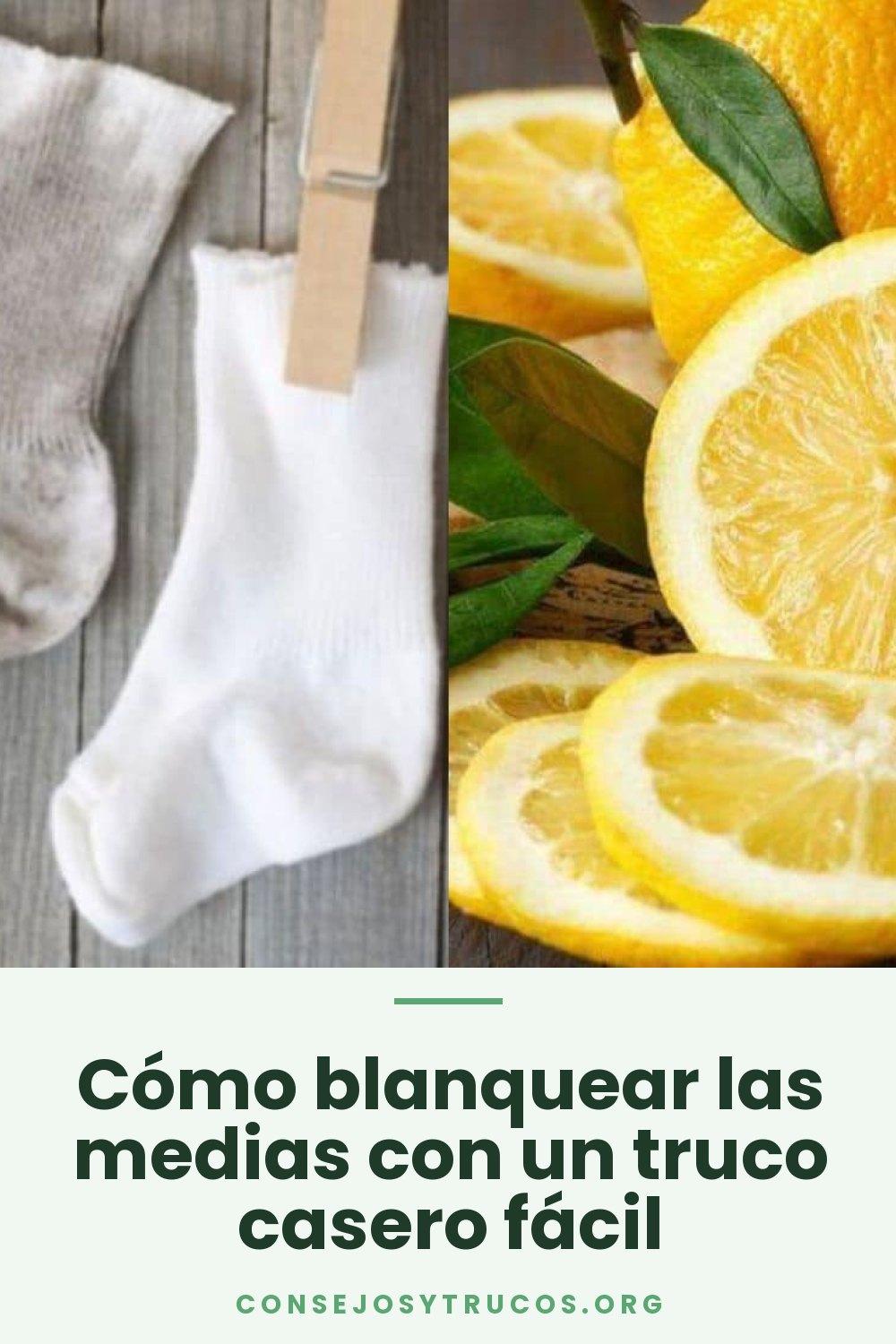 Cómo blanquear las medias con un truco casero fácil
