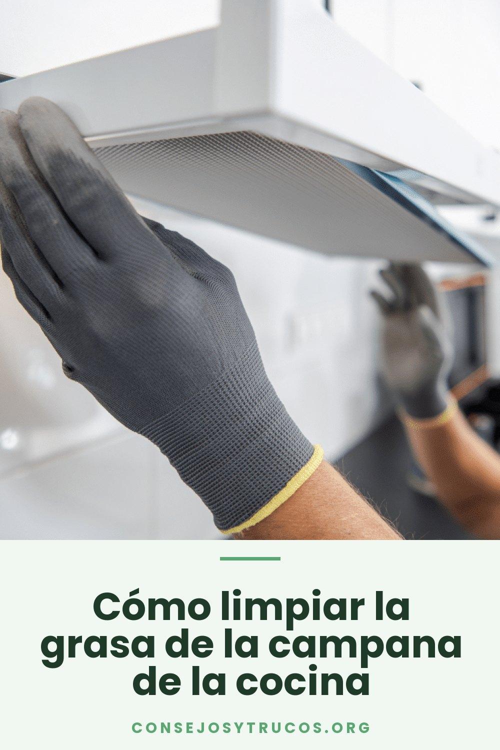 Cómo limpiar la grasa de la campana de la cocina