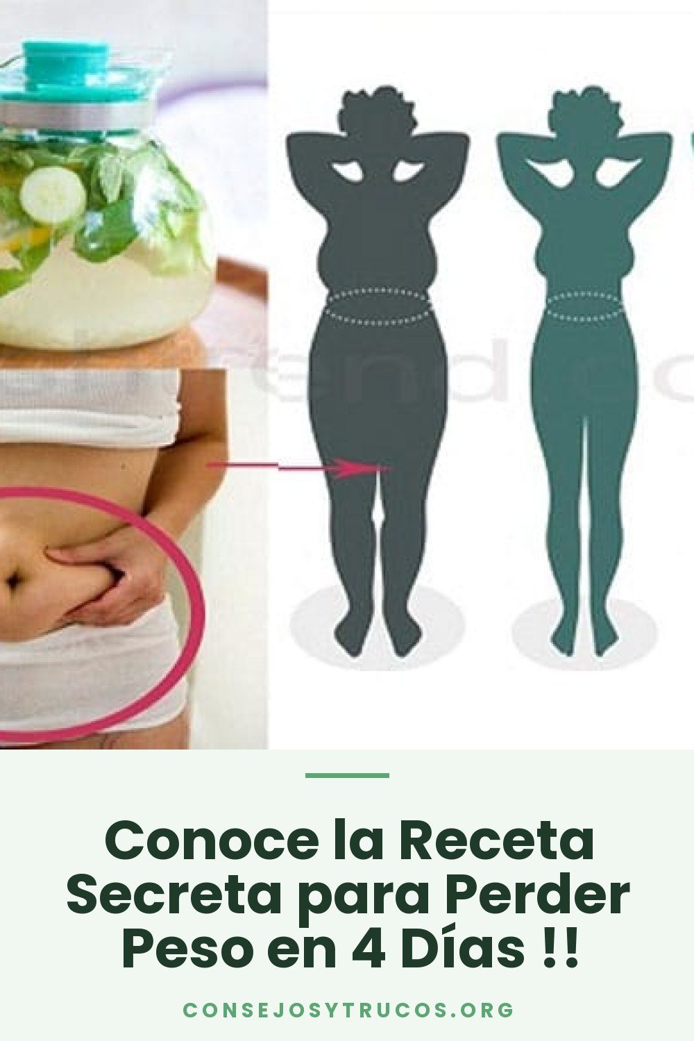 Conoce la Receta Secreta para Perder Peso en 4 Días !!