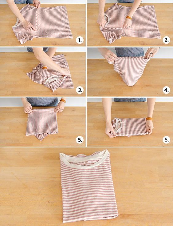 consejos para doblar la ropa paso a paso 3