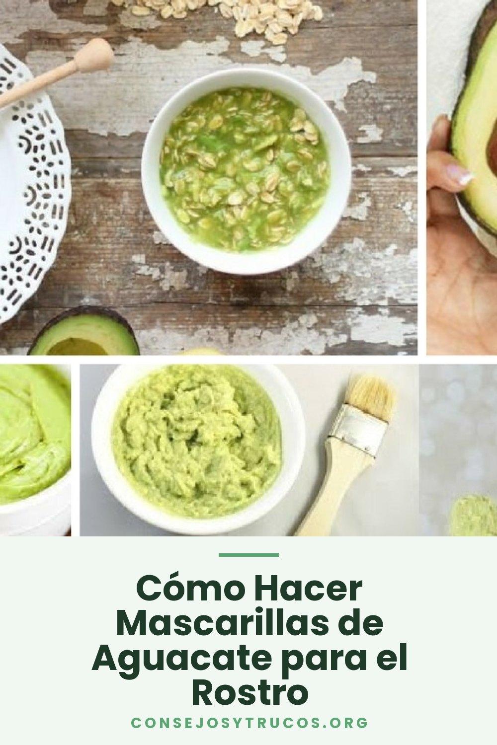 Cómo Hacer Mascarillas de Aguacate para el Rostro