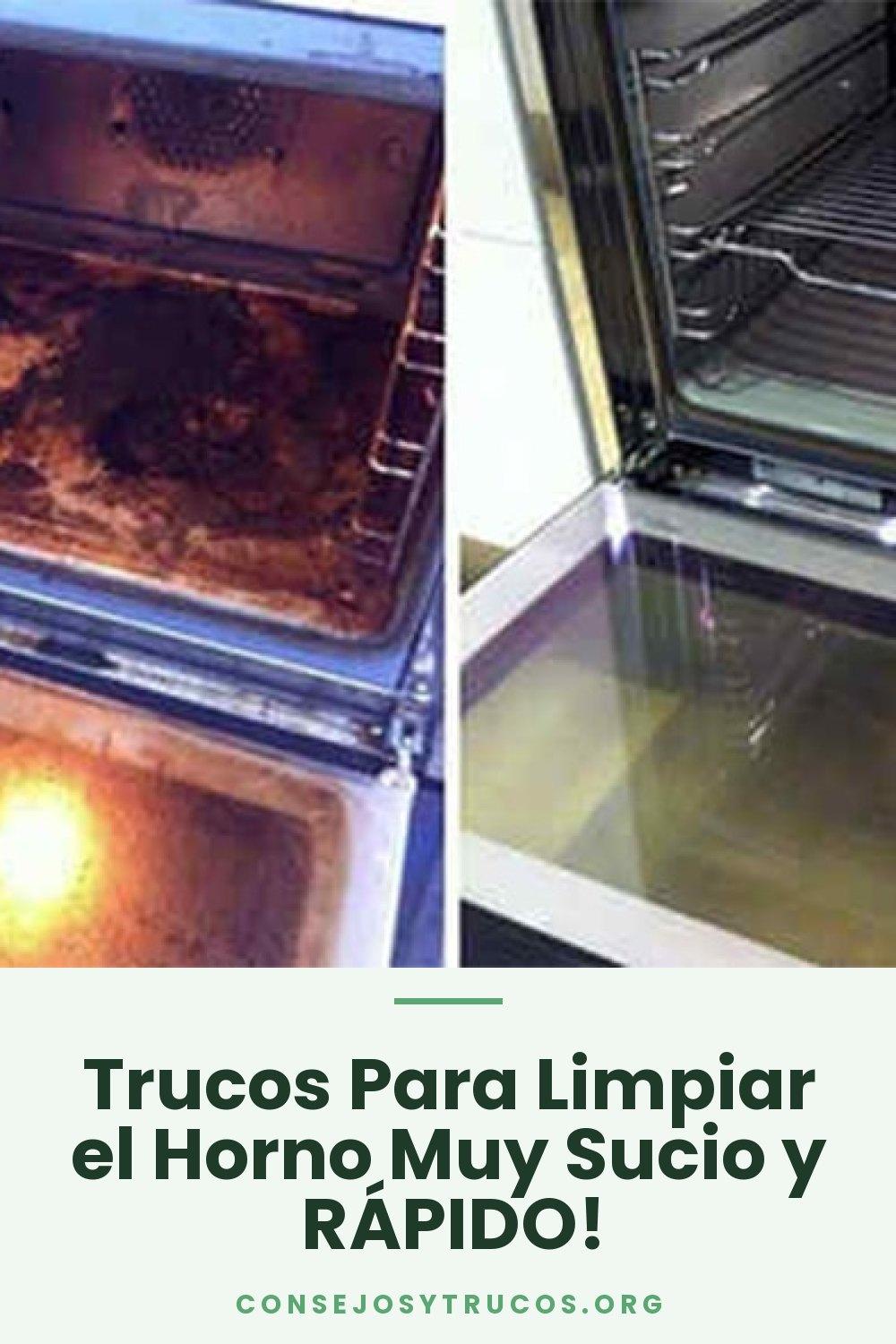 Trucos Para Limpiar el Horno Muy Sucio y RÁPIDO!