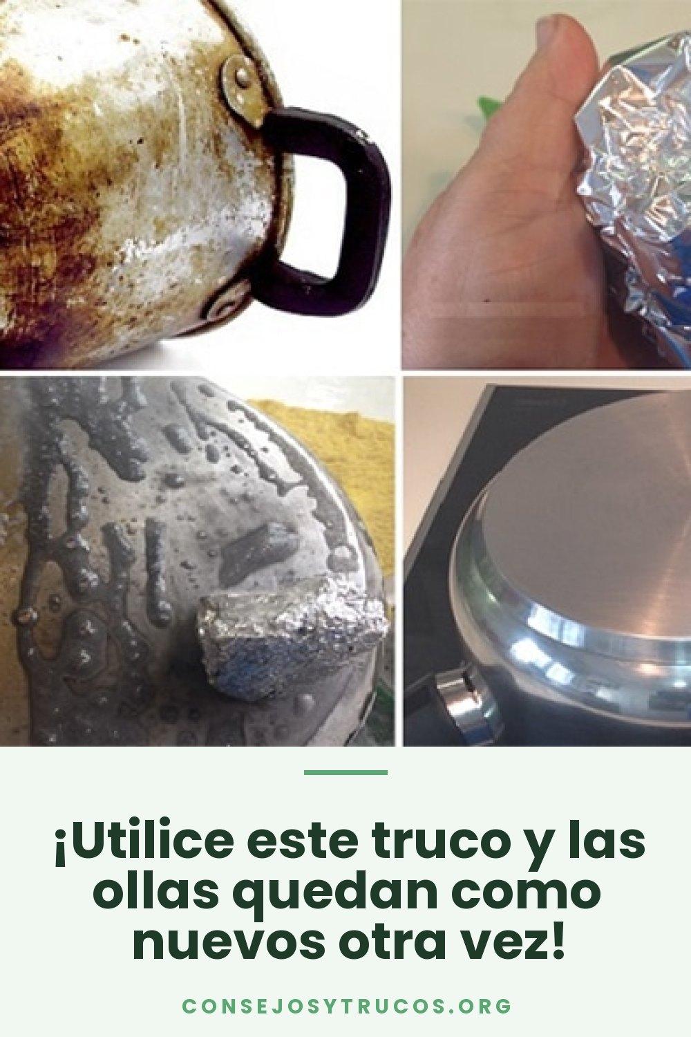 ¡Utilice este truco y las ollas quedan como nuevos otra vez!