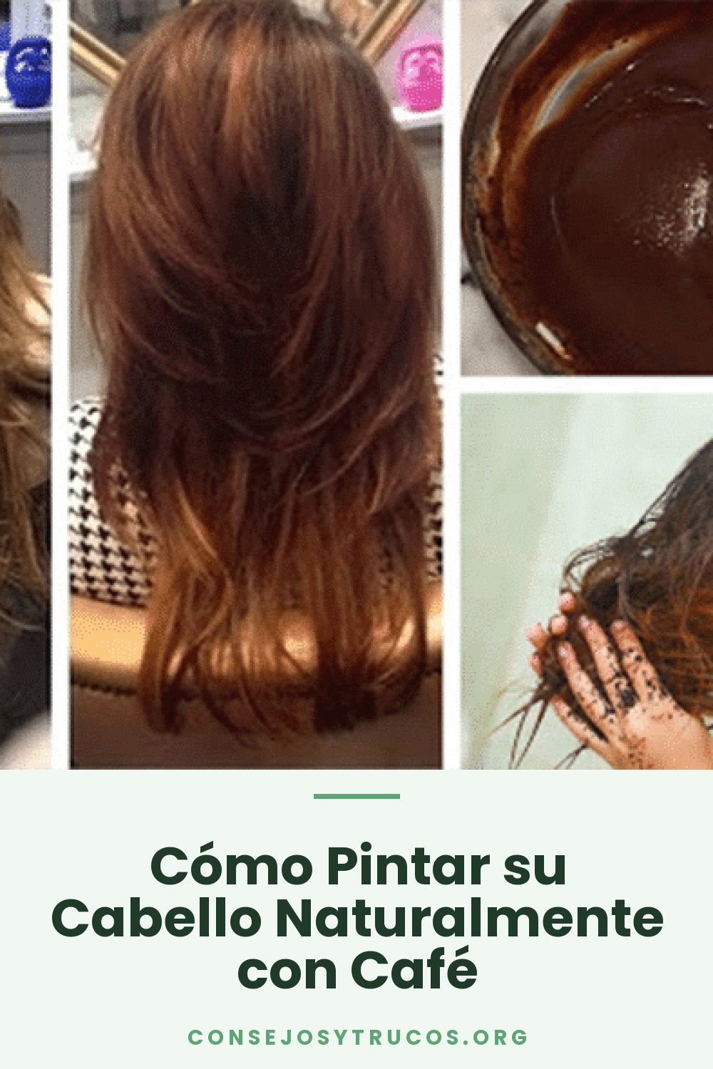 Cómo Pintar su Cabello Naturalmente con Café