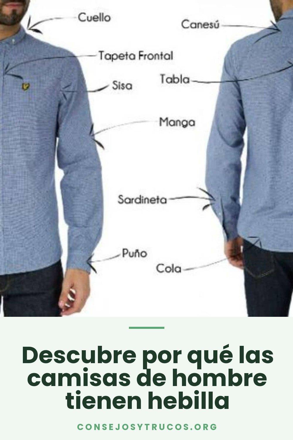 Descubre por qué las camisas de hombre tienen hebilla