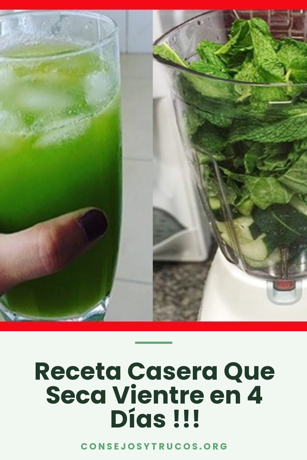 Receta Casera Que Seca Vientre en 4 Días !!!