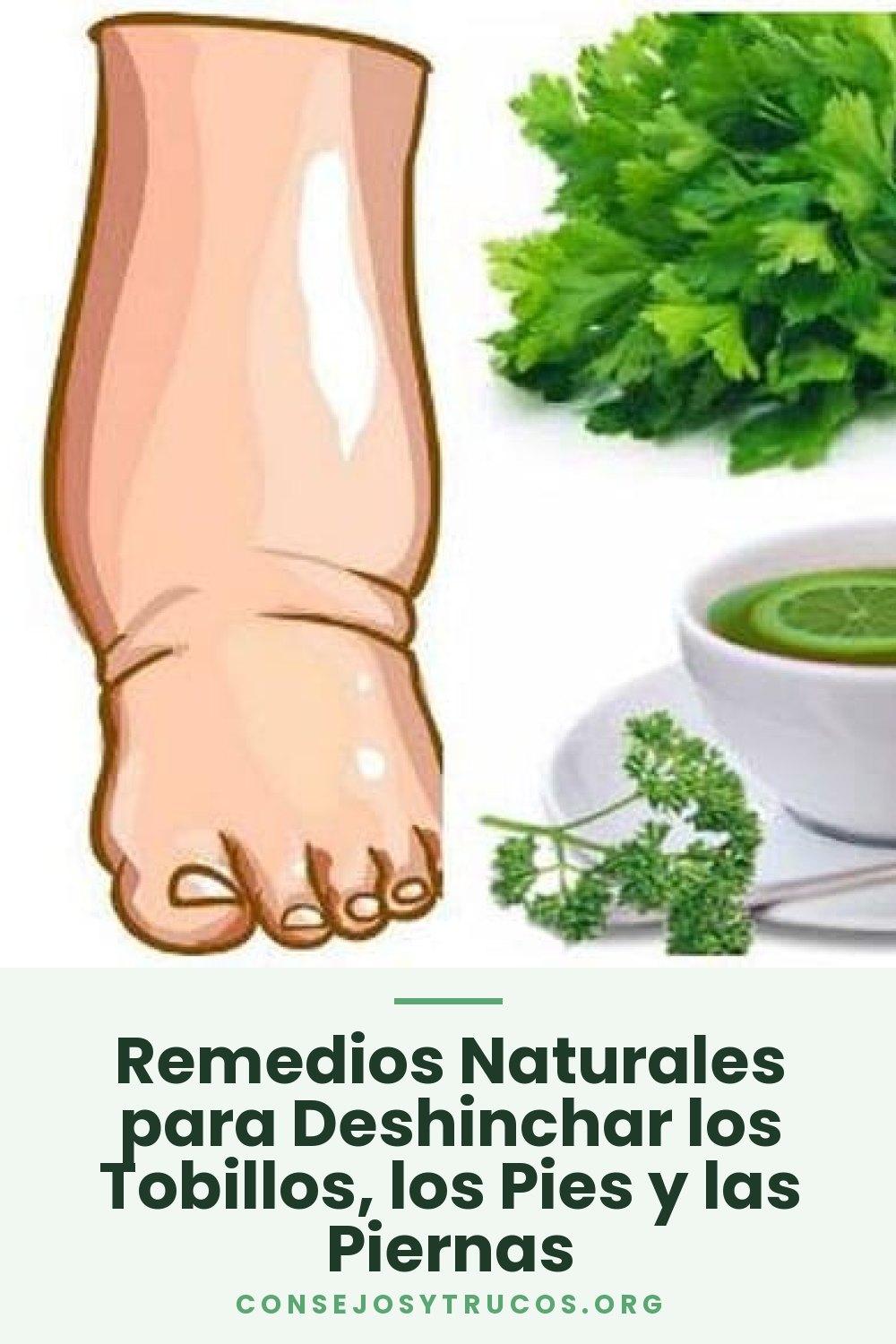 Remedios Naturales para Deshinchar los Tobillos, los Pies y las Piernas