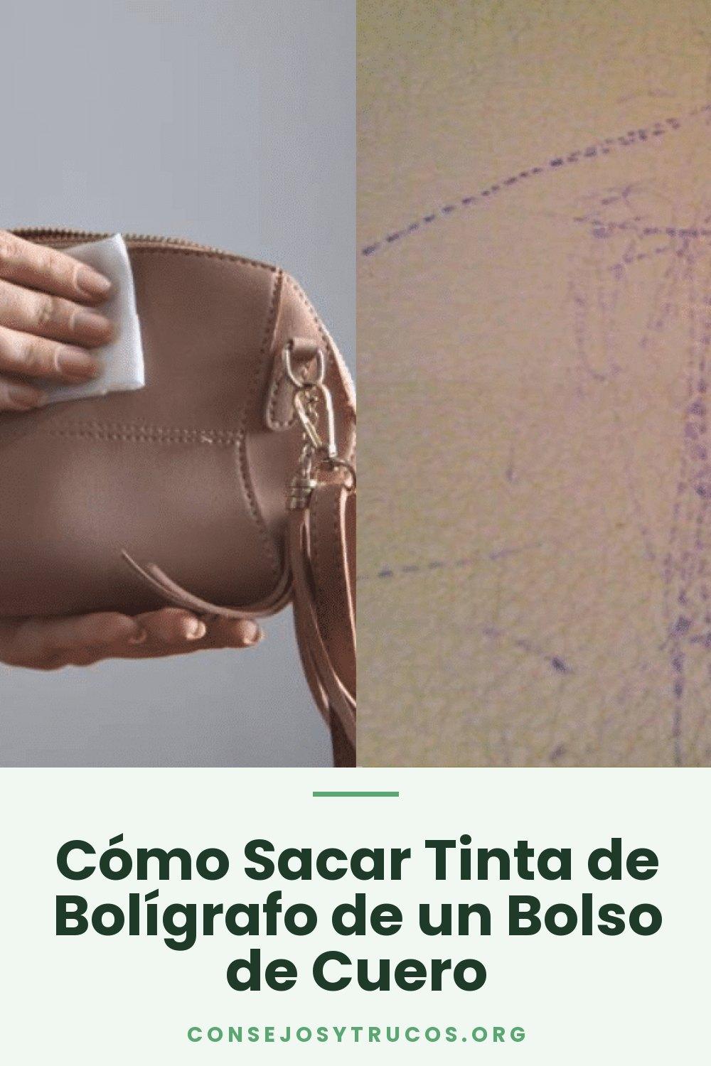 Cómo Sacar Tinta de Bolígrafo de un Bolso de Cuero