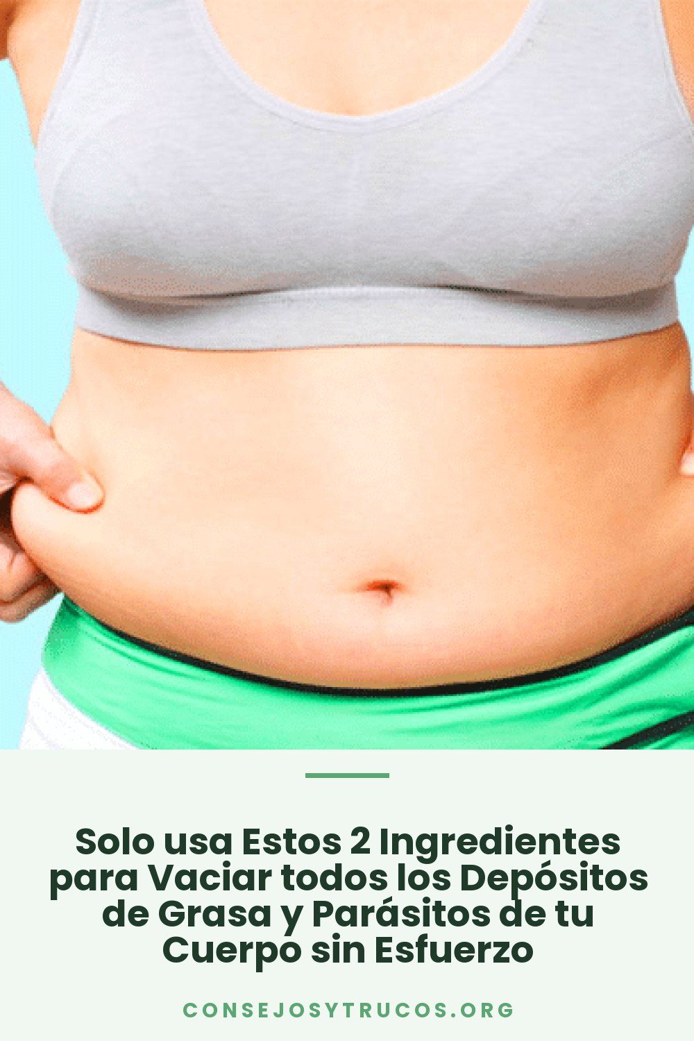 Solo usa Estos 2 Ingredientes para Vaciar todos los Depósitos de Grasa y Parásitos de tu Cuerpo sin Esfuerzo