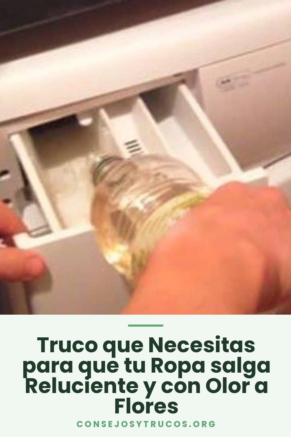 Truco que Necesitas para que tu Ropa salga Reluciente y con Olor a Flores