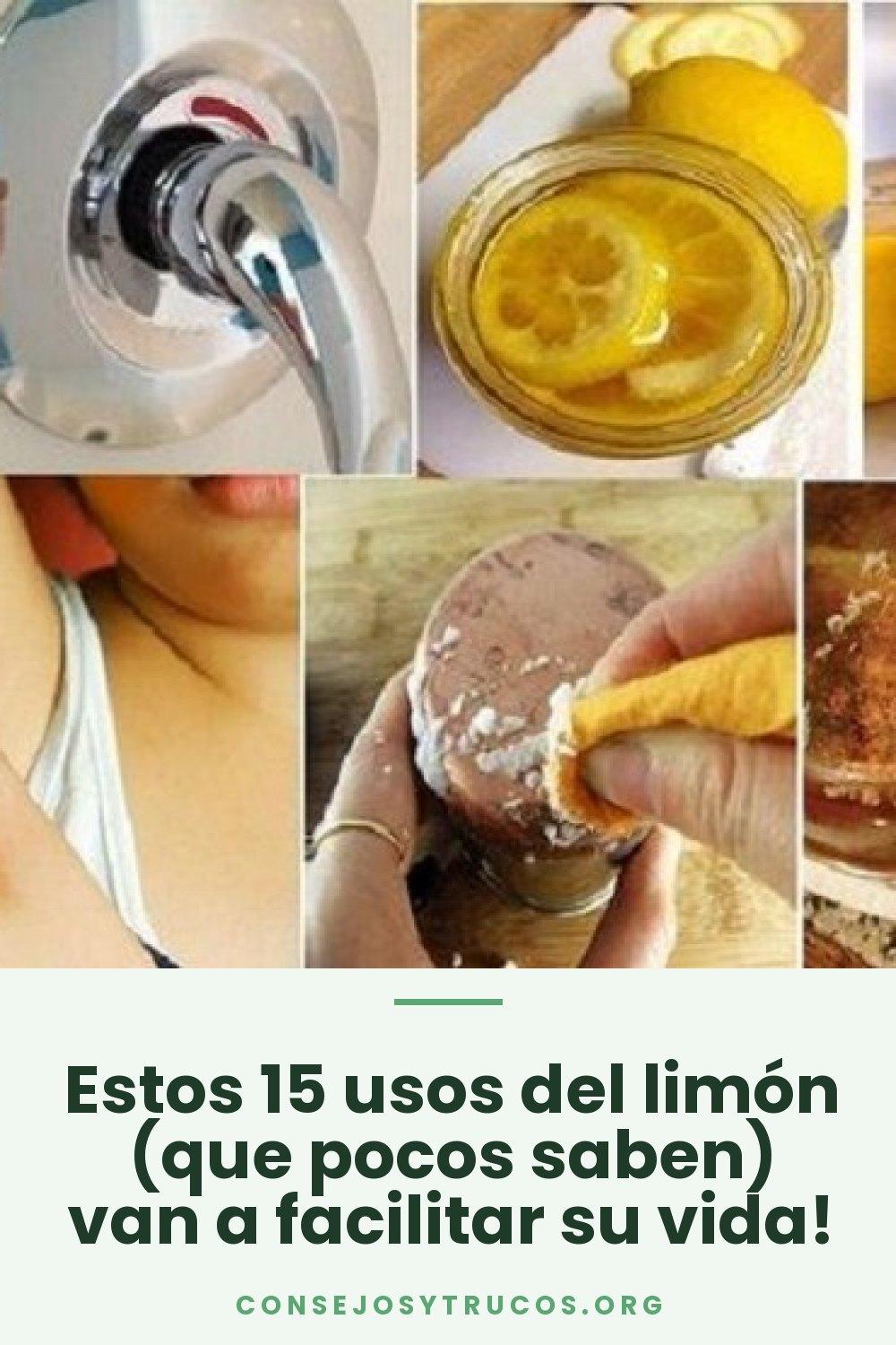 Estos 15 usos del limón (que pocos saben) van a facilitar su vida!