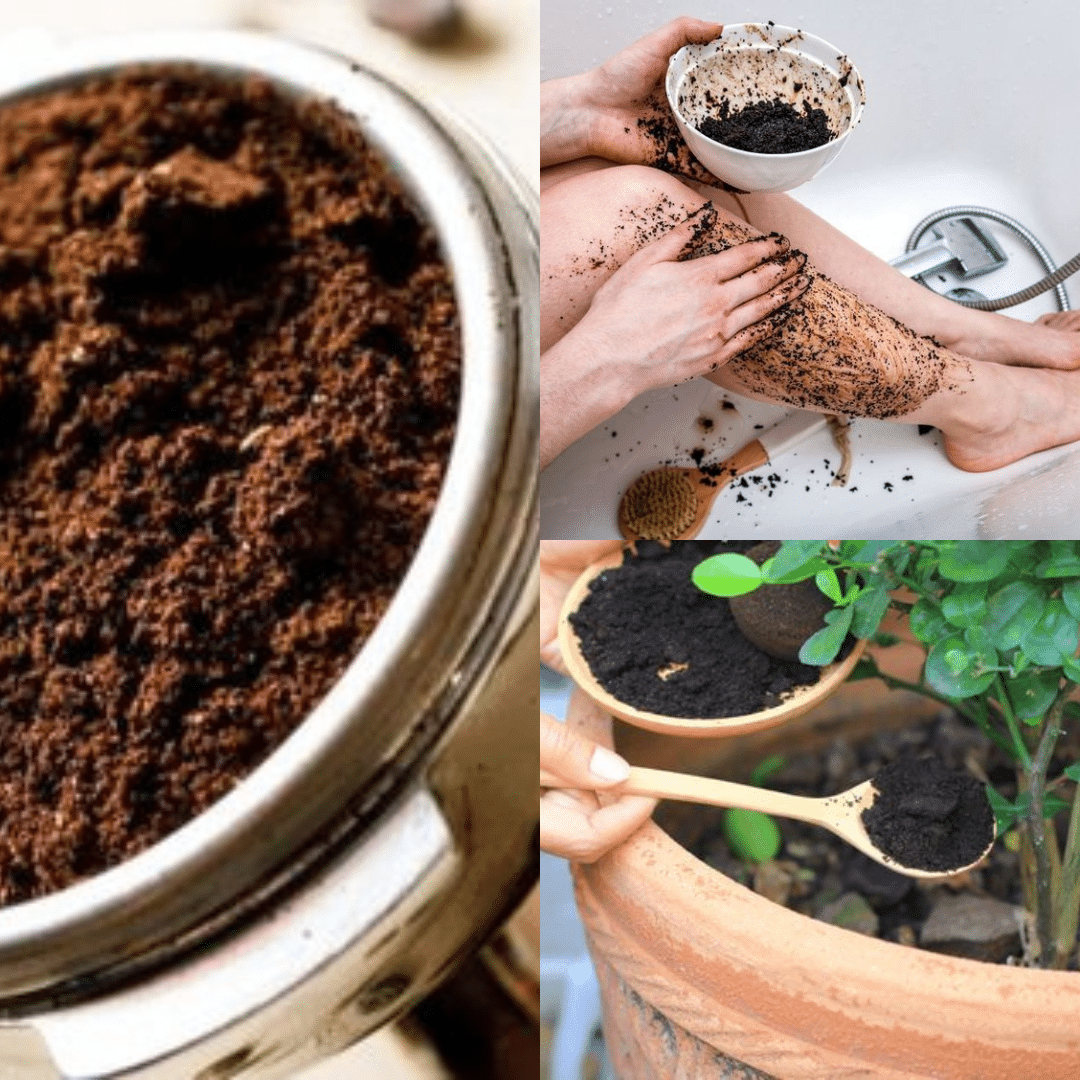usos para los posos de cafe